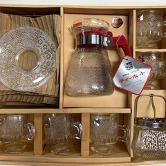 Re Art GLASS ティーポットセット