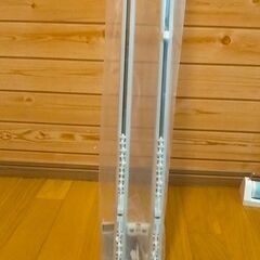 カーテンレール(ダブル) 1.4～2.7m伸縮