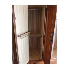 和風木製タンス　開戸裏鏡付き　下２段押入ありの画像