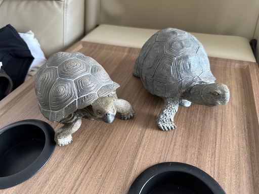 亀の置物2セット