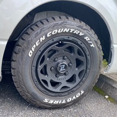 215/65R16C オープンカントリーRT & ハイエース用アルミホイルの画像