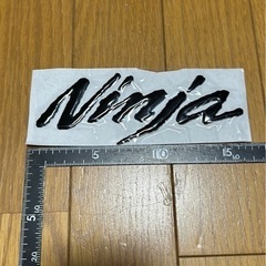 ninja ステッカー　3D 各色の画像