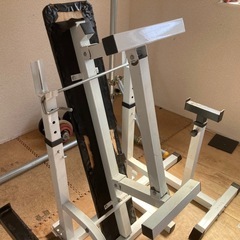 【8月中引き取りに限り無料】ベンチプレスラック　セーフティの画像