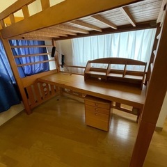 ロフトベッド&デスク(その1)の画像