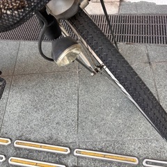自転車　シルバー　26インチの画像