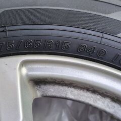 冬用タイヤ4本（TOYOTAポルテ用）の画像