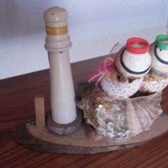 昭和 レトロ 越前松島 民芸品 温度計 インテリア お譲りします。＊石川県＊美川より＊期間限定の画像