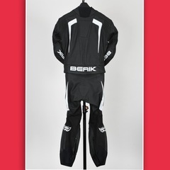 【未使用】ALL BLACK BERIK 2PIECE RACINGSUITS つなぎの画像