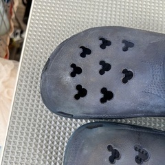 クロックス CROCS 紺✖︎緑 約23cm Sサイズの画像