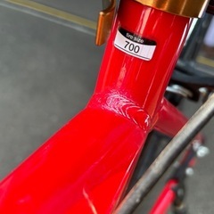 THIRDBIKES フェスクロス 6061アルミフレーム クロスバイク レッド 28インチ 7段変速の画像