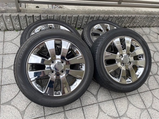 メッキ仕上げピカピカホイール　美品