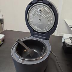 アイリスオーヤマ 炊飯器 ブラック オシャレ