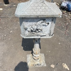 アンティーク調 独立郵便ポスト 郵便受けの画像