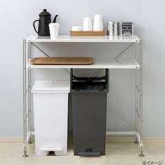 【美品】ダストボックス 45L ダークグレーの画像
