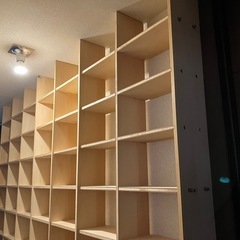 壁一面のコミック本棚 の画像