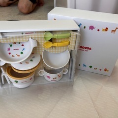 ミキハウス　テーブルウェアセット　離乳食　ベビー　赤ちゃん　育児用品　
