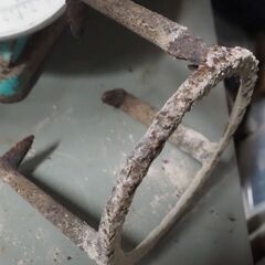 五徳，火鉢、アンティーク、１８ｘ１８ｘ１２の画像