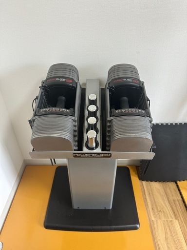 パワーブロックダンベル+台座セット