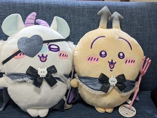 ちいかわ　BIG　てんし♡あくま　ぬいぐるみ　うさぎ　ももんが