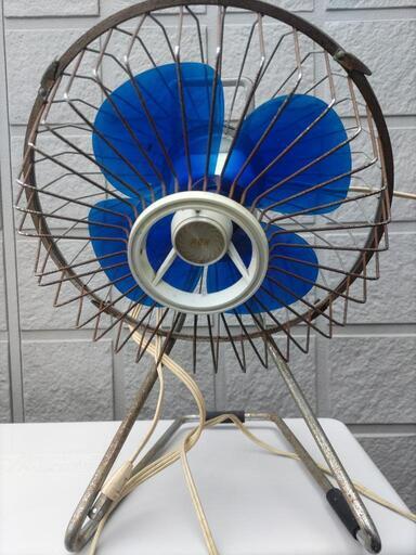レトロ家電  　扇風機 プラ羽 昭和レトロ  ビンテージ 動作確認済