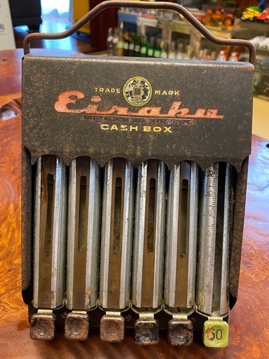 昭和レトロ古い 釣銭機 硬貨 カウンター キャッシュボックス 現状品 / レトロ アンティーク 当時物 レジスター