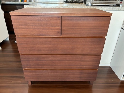 無印良品　木製チェスト４段