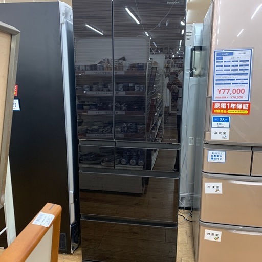 【1年保証】  6ドア冷蔵庫　Panasonic NR-F609HPX-T 2023年製　600L