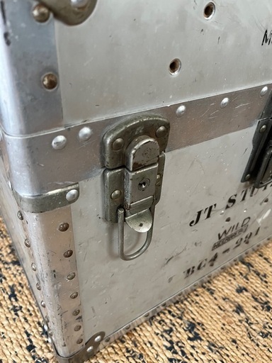 ヴィンテージ 　アルミトランク　スイス軍　