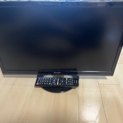 SHARP AQUOS 液晶カラーテレビ 22インチ 2016年製の画像