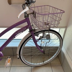 自転車🚴‍♀️小学生女子用 24インチの画像