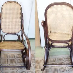 ポーランド製 ベントウッド ロッキングチェア 東欧 木製 椅子 曲木