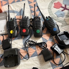 無線トランシーバー4セットの画像
