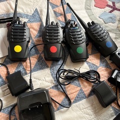 無線トランシーバー4セットの画像