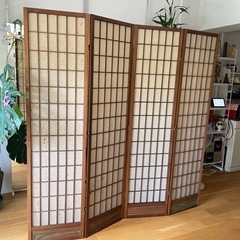 部屋のパーティション　障子