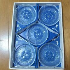 ガラス皿　レトロ　昭和　骨董品　硝子皿