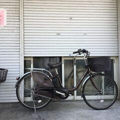 地域限定送料無料　パナソニック　ビビ　DX　16AH　新基準　子供乗せ　茶　パスウィズ　アシスタ　神戸市　電動自転車
