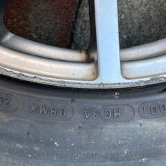 初代フォレスター　STIホイール4本セット、パイロットスポーツ4 使用感あり225/45ZR17の画像