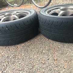 ブラックレーシング　ホイール　16×7j＋44の画像
