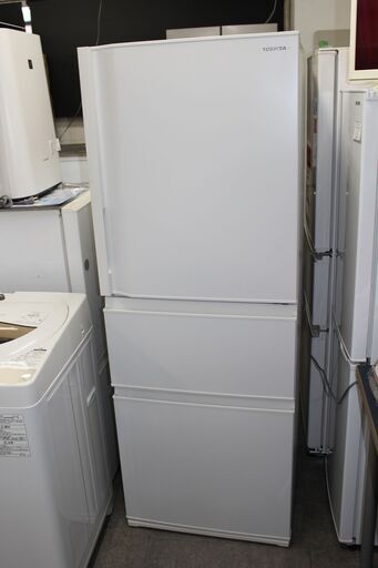 ★特別価格 美品 最終大幅値下げ！★TOSHIBA 東芝冷凍冷蔵庫 (GR-V33SC)ベジータ 326L 23年製 3ドア 美品販売！★大田区配送・品川区 設置無料★店頭取引歓迎！