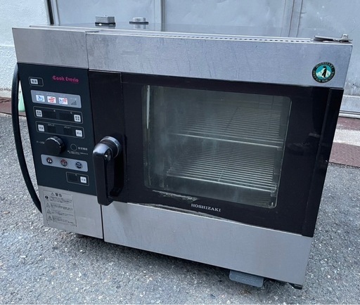 【動確済み】業務用 ホシザキ スチームコンベクションオーブン MIC-5TB3 三相 200V スチコン 750×550×710 厨房機器 HOSHIZAKI 大阪発