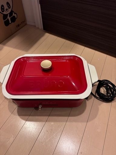 引っ越しに伴い8／25まで出品 BRUNO コンパクトホットプレート BOE021 BRUNO コンパクトホットプレート 焼肉プレート たこ焼きプレート