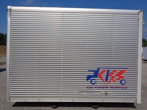 ♪A区八街SM24♪物置♪コンテナ♪訳有、補修跡あり♪アルミ箱♪