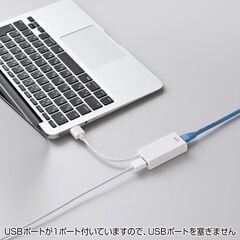 新品 USB2.0 LANアダプタの画像