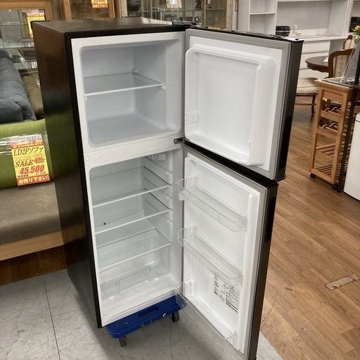 S733 ⭐ MAXZEN 2ドア冷蔵庫（138L 右開き）19年製 JR138ML01GM ⭐ 動作確認済 ⭐ クリーニング済