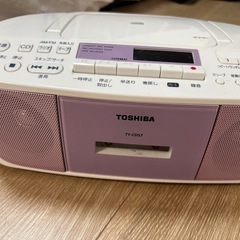 本日8/13のみ引取可‼️　東芝　カセットプレイヤー