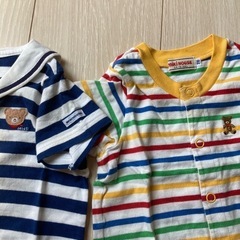 ミキハウス70センチ 男の子ベビー服の画像