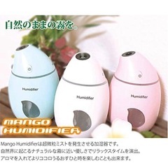 手のひらサイズ　加湿器の画像