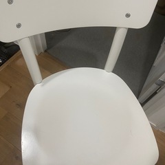 【決まりました】椅子 IKEA イケア IDOLF　ホワイト　ダイニングチェアの画像