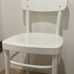 【決まりました】椅子 IKEA イケア IDOLF　ホワイト　ダイニングチェアの画像