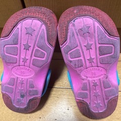 アンパンマン　サンダル　16センチ　ピンクの画像